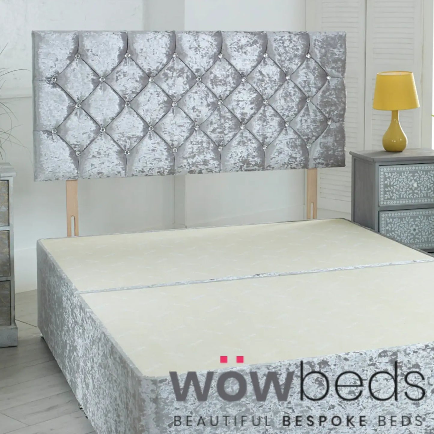 Diamond Fabric Headboard